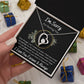 Forever Love Necklace, Apology / I'm Sorry Gift, Black - To Wife, To Girlfriend, To Daughter, To Mom, To Sister, To Ex, To Mistress
