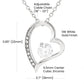 Forever Love Necklace, I'm Sorry Apology Gift for Girlfriend, Wife, Soulmate, Ex, Mom, Sister, Friend - Pink Hearts