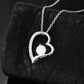 Forever Love Necklace, To Soulmate - Grey Background