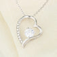 Forever Love Necklace, I'm Sorry Apology Gift for Girlfriend, Wife, Soulmate, Ex, Mom, Sister, Friend - Pink Hearts