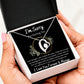 Forever Love Necklace, Apology / I'm Sorry Gift, Black - To Wife, To Girlfriend, To Daughter, To Mom, To Sister, To Ex, To Mistress