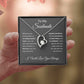 Forever Love Necklace, To Soulmate - Grey Background