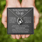 Forever Love Heart Necklace, To My Smokin Hot Wife - Grey