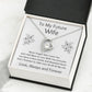 Forever Love Necklace, Gift to Future Wife / Fiancé - white - Valentines, Birthday, Christmas, Wedding