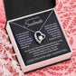 Forever Love Necklace, Gift to Soulmate, Space - Valentines, Birthday, Anniversary, Christmas
