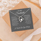 Forever Love Necklace, To Soulmate - Grey Background