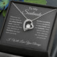 Forever Love Necklace, To Soulmate - Grey Background