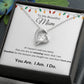 Forever Love Heart Necklace, GIFT FOR MOM - Lights - CHRISTMAS, NEW YEAR, BIRTHDAY