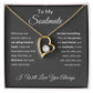 gold heart necklace