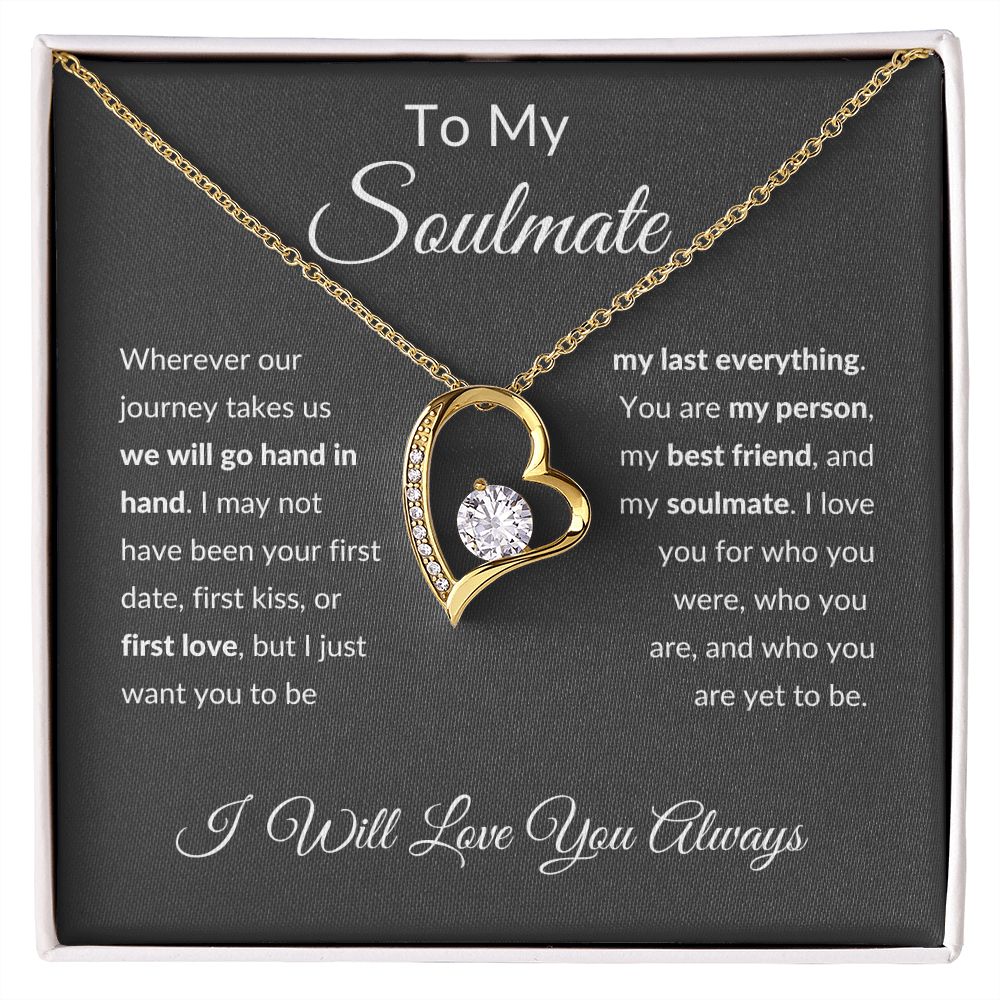 gold heart necklace
