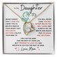 Forever Love Heart Necklace, GIFT TO DAUGHTER from Mom - Unicorn