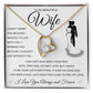 Forever Love Heart Necklace , GIFT TO WIFE - Can't Live Without You, Black Image