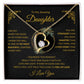Forever Love Heart Necklace, GIFT TO DAUGHTER from Mom or Dad - I Love You