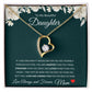 Forever Love Heart Necklace, GIFT TO DAUGHTER from Mom - Beautiful Daughter