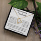 Forever Love Necklace, Gift to Soulmate - Feel my Love - Anniversary, Christmas, Birthday, Valentines Day Gift for Wife or Girlfriend