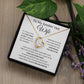 Forever Love Heart Necklace, Gift to Smokin Hot Wife - Whit4e