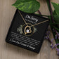 Forever Love Necklace, Apology / I'm Sorry Gift, Black - To Wife, To Girlfriend, To Daughter, To Mom, To Sister, To Ex, To Mistress