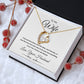 Forever Love Heart Necklace, Gift to Wife from Husband - I Wasn't to Be Your Last - Valentines Day, Birthday, Anniversary, Christmas, Mother's Day