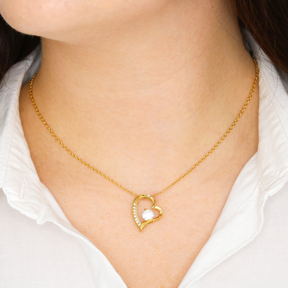 Forever Love Heart Necklace, GIFT TO SOULMATE, EX GIRLFRIEND, EX WIFE - One Who Got Away