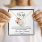 Forever Love Heart Necklace, Gift to Wife, Soulmate - Valentines, Birthday, Christmas, Mother's Day, Anniversary