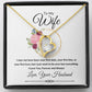 Forever Love Heart Necklace, Gift to Wife, Soulmate - Valentines, Birthday, Christmas, Mother's Day, Anniversary