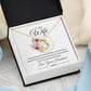 Forever Love Heart Necklace, Gift to Wife, Soulmate - Valentines, Birthday, Christmas, Mother's Day, Anniversary