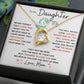 Forever Love Heart Necklace, GIFT TO DAUGHTER from Mom - Unicorn