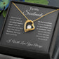 Forever Love Necklace, To Soulmate - Grey Background