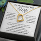 Forever Love Heart Necklace, Gift to Smokin Hot Wife - Whit4e