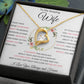 Forever Love Heart Necklace, GIFT TO WIFE - Amazing Wife