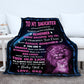 Daughter Lion Blanket from Dad - Pink