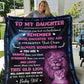 Daughter Lion Blanket from Dad - Pink