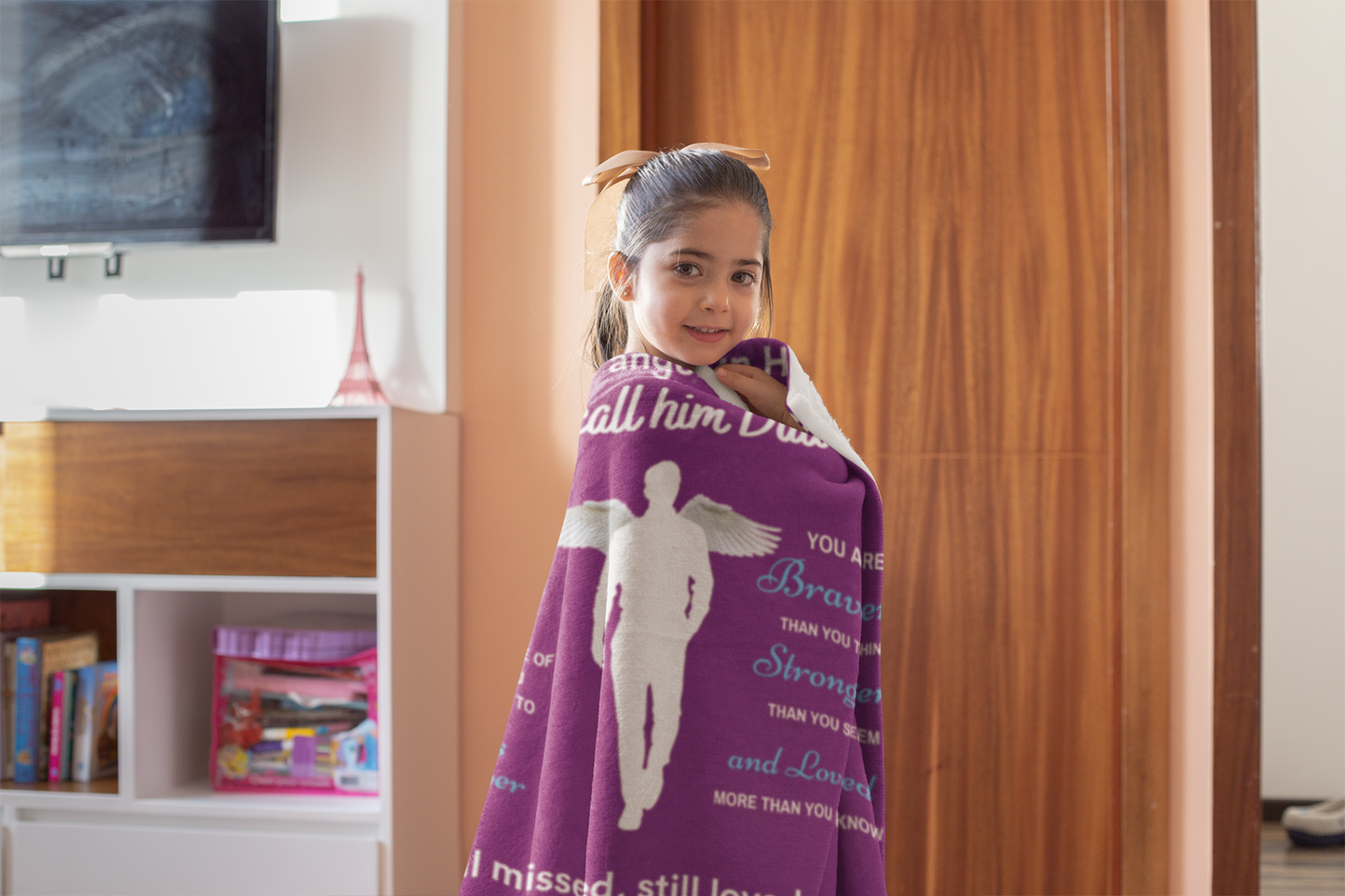 Dad Angel Memorial Blanket - You Are Loved